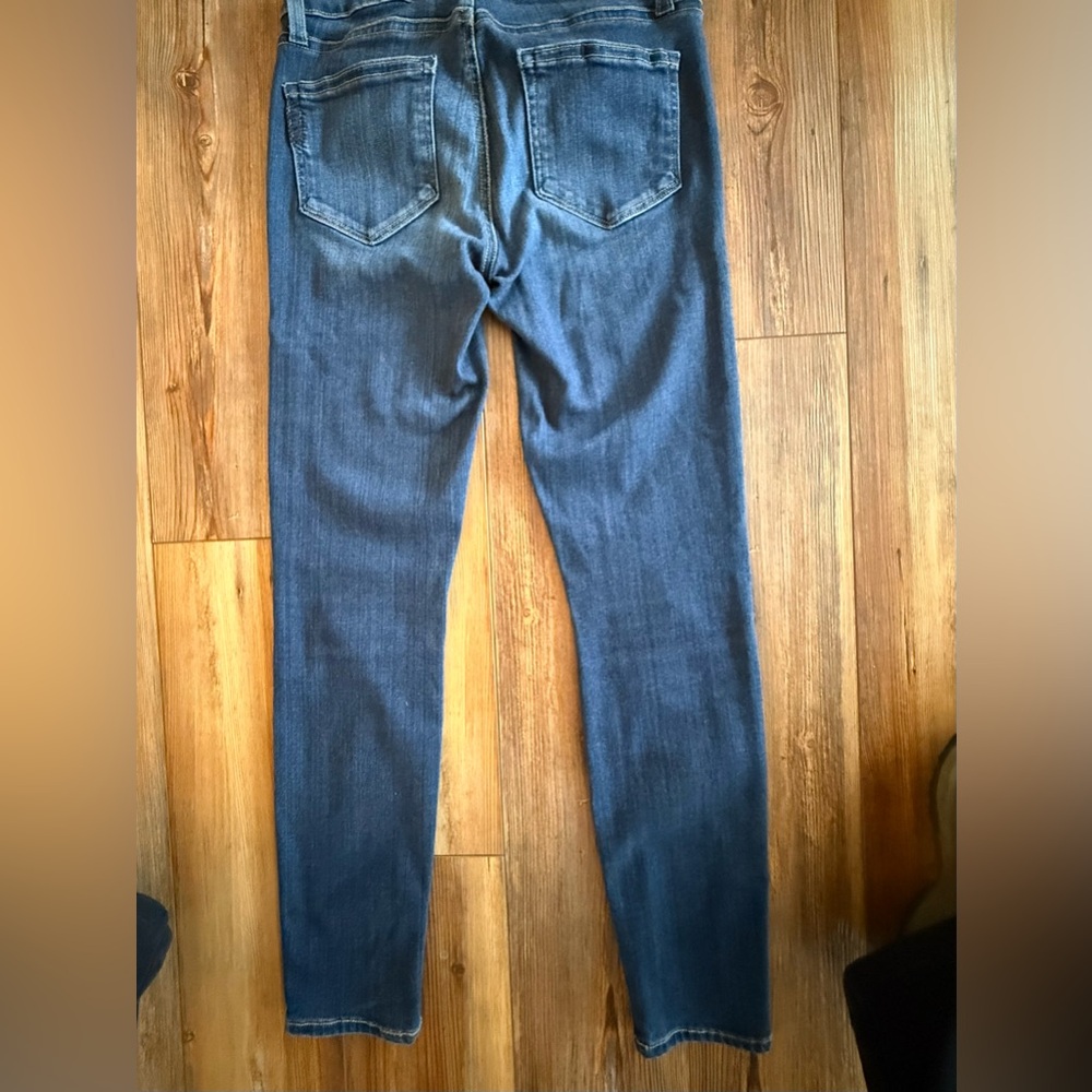 PAIGE Verdugo Women’s Straight Leg Jeans in Dark Blue Wash